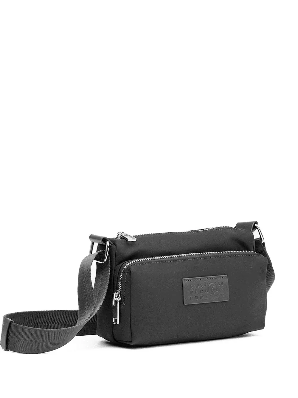 MM6 Maison Margiela number-patch cross body bag | Black | Image 1