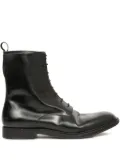 Maison Margiela Cut lace-up boots - Black