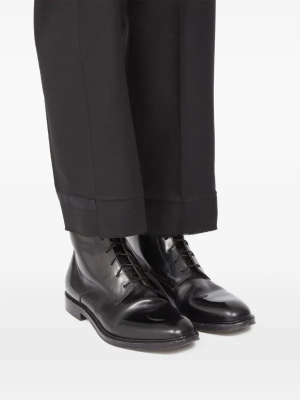 Maison Margiela Loved To Death lace-up Boots | Black | FARFETCH