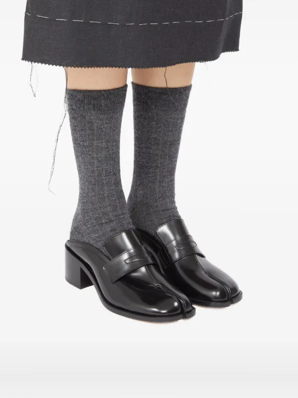 Maison Margiela タビ シティ ミュール | ブラック | FARFETCH JP