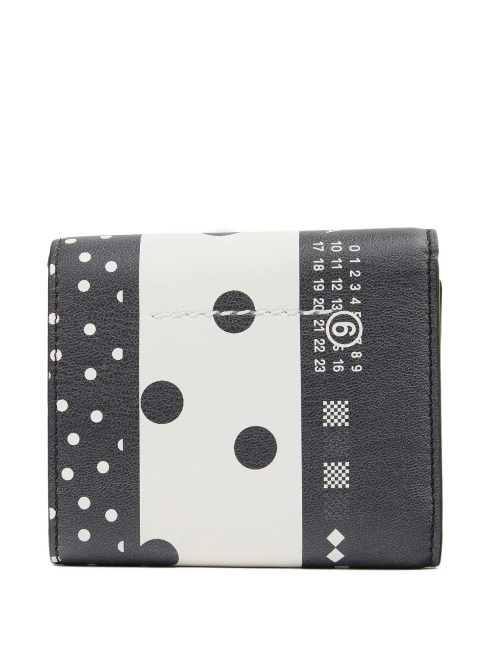 MM6 Maison Margiela Portemonnee met stippen Wit