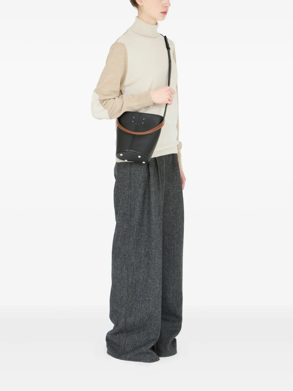 Maison Margiela Dress-Age bucket-tas Zwart