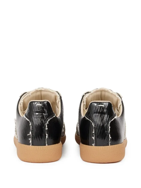 Maison Margiela Tênis Replica Sem Acabamento | Preto | FARFETCH BR