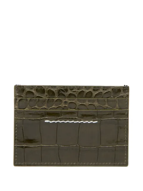 MM6 Maison Margiela embossed leather cardholder