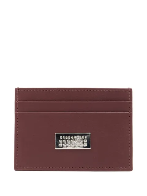 MM6 Maison Margiela numbers-plaque cardholder