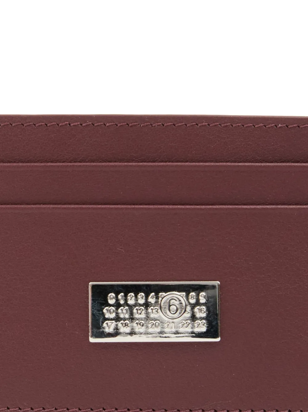 MM6 MAISON MARGIELA NUMBERS-PLAQUE CARDHOLDER