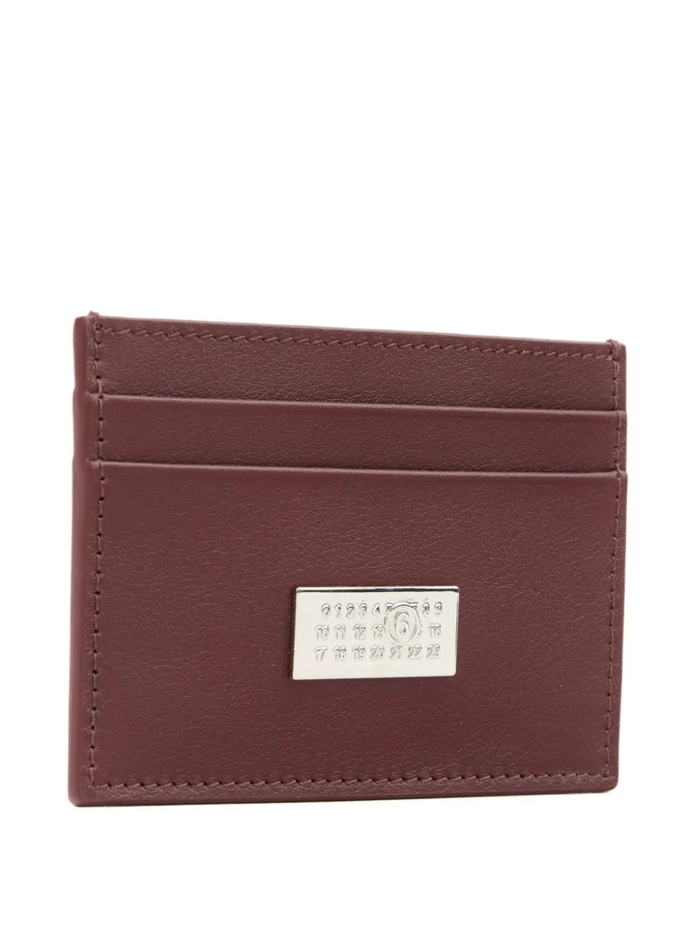 MM6 MAISON MARGIELA NUMBERS-PLAQUE CARDHOLDER