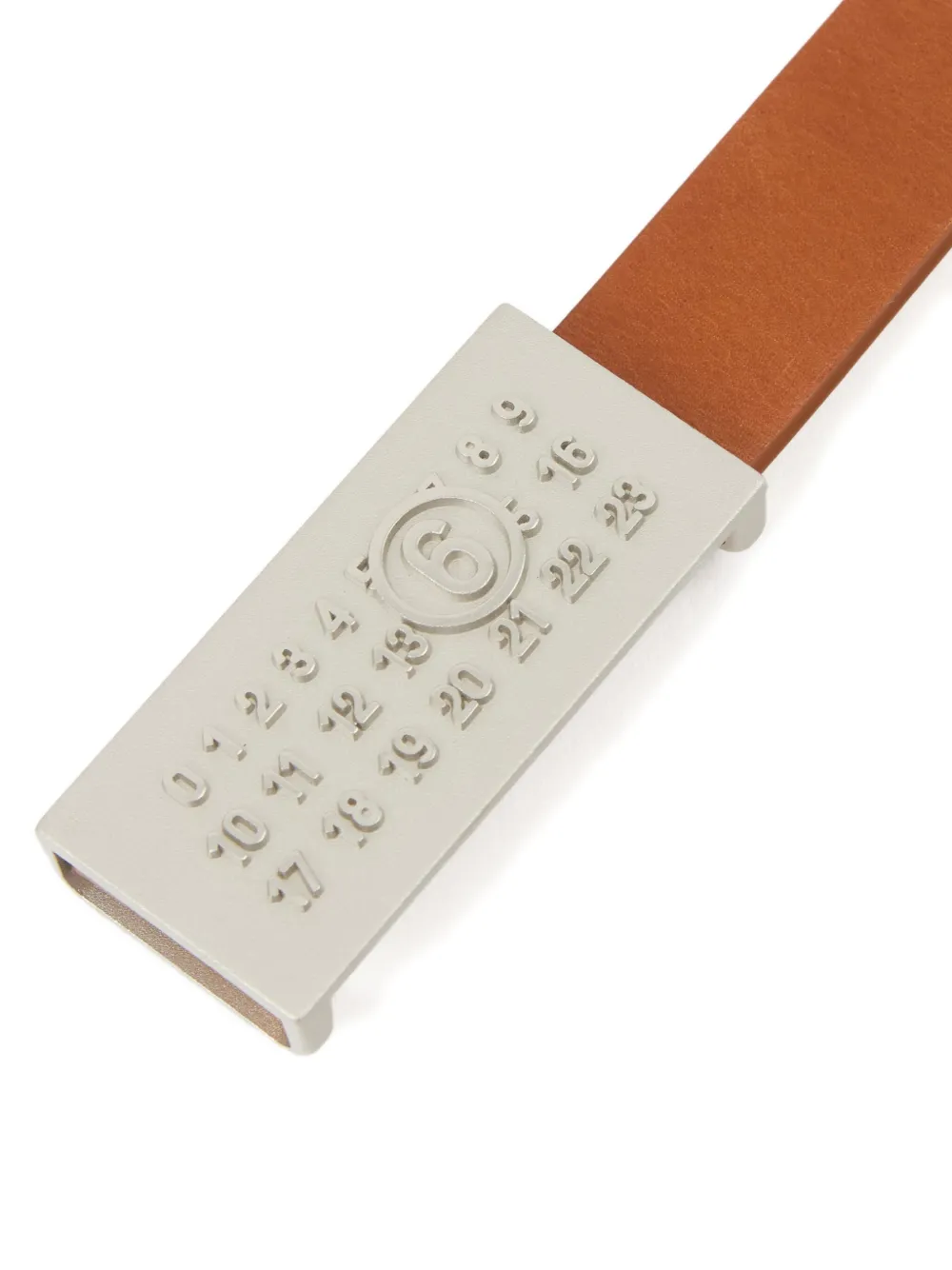 MM6 Maison Margiela Numeric riem Bruin