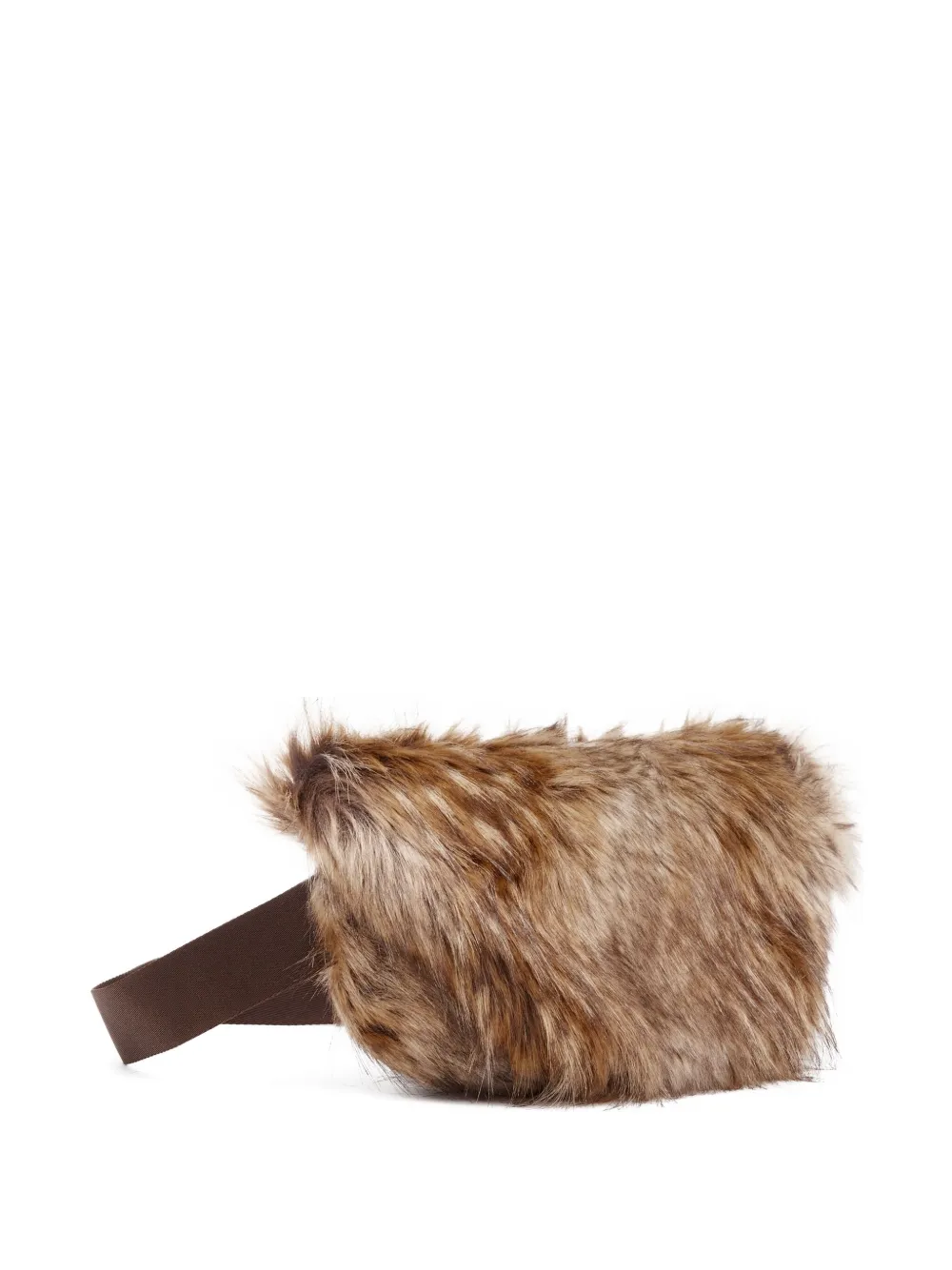 MM6 Maison Margiela Heuptas van imitatiebont Bruin