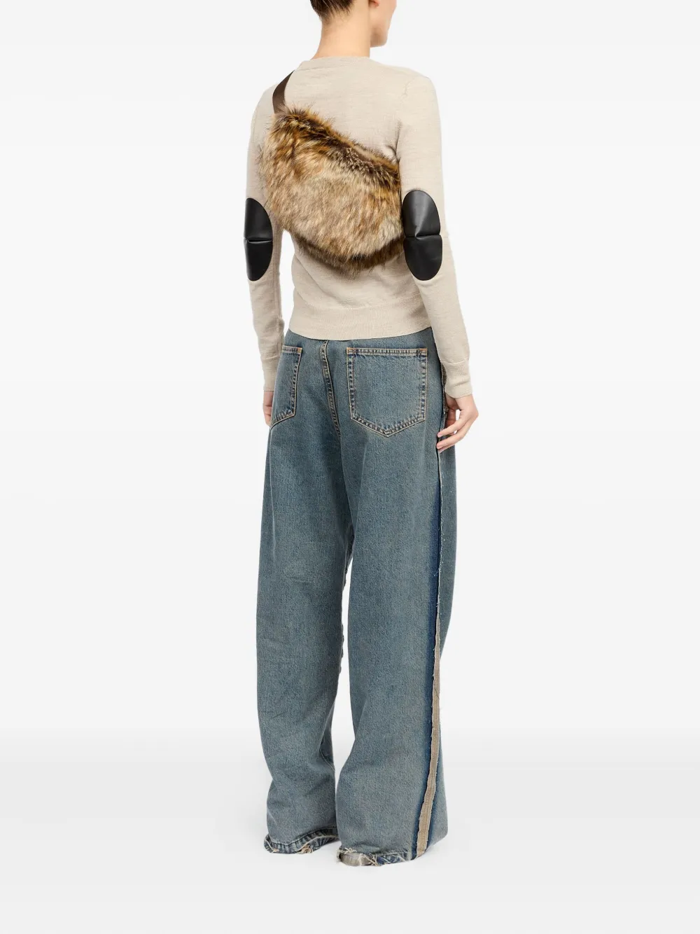 MM6 Maison Margiela エコファー ベルトバッグ MM6 Maison Margiela エコファー ベルトバッグ | ブラウン