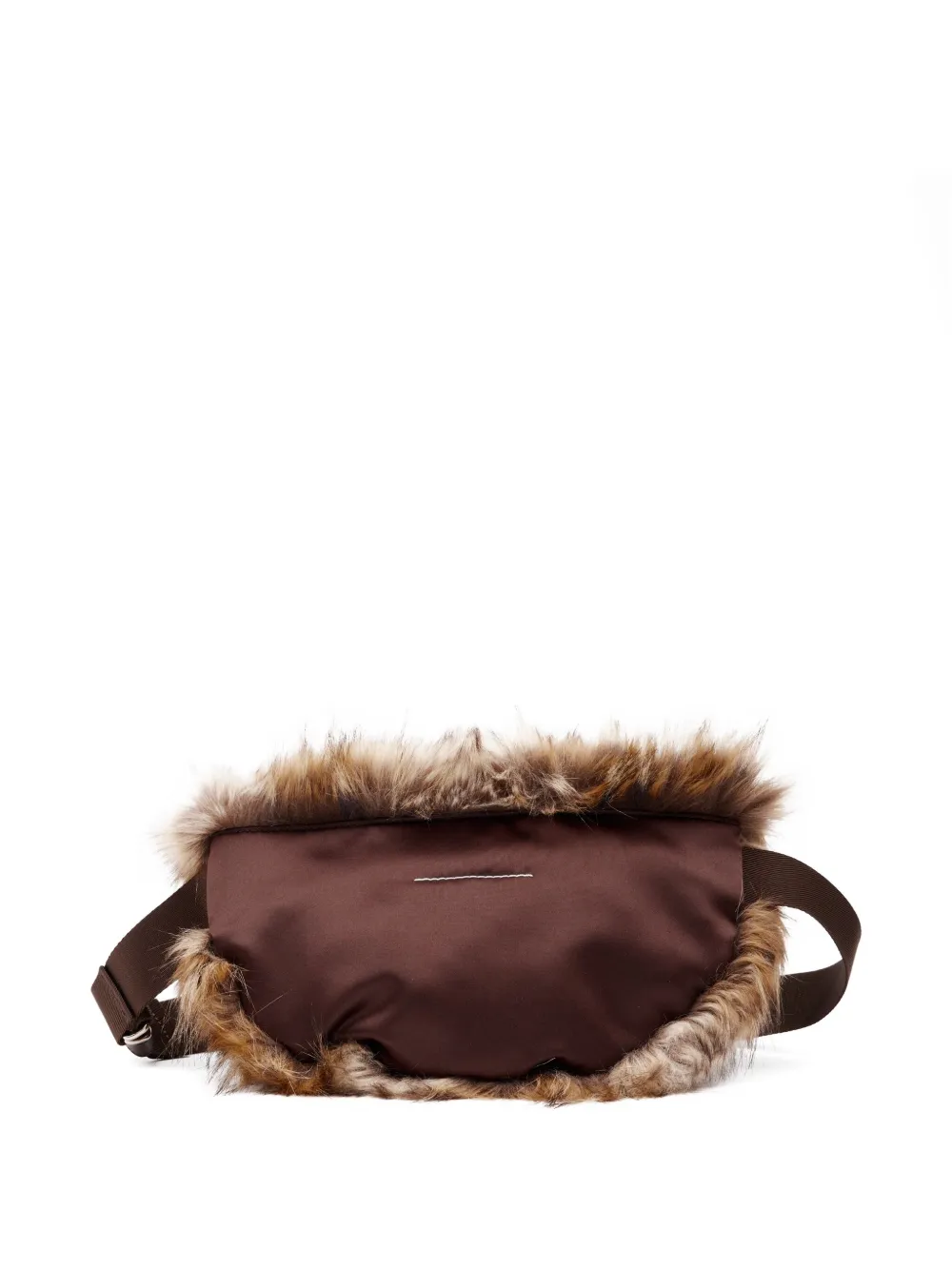  Mm6 Maison Margiela Sac Banane En Fourrure Artificielle - Marron 