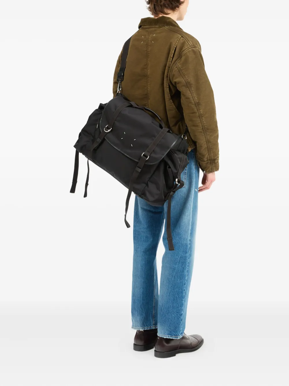 Maison Margiela Shopper met stiksels Zwart