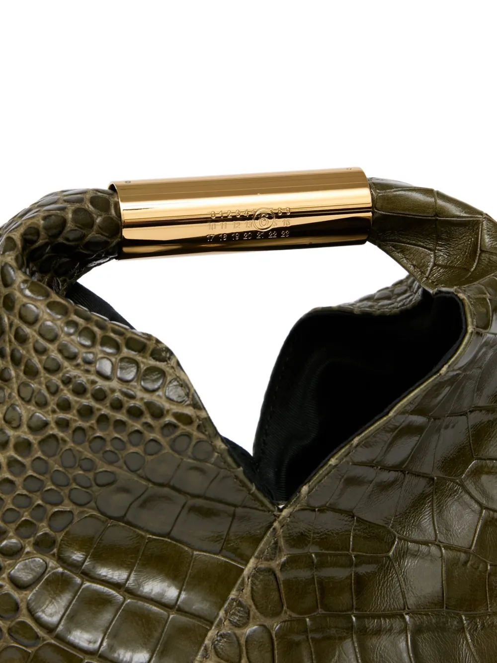 MM6 Maison Margiela Kleine Japanese schoudertas Bruin