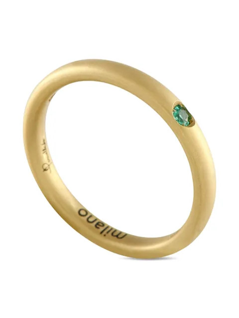 POMELLATO Pre-Owned 18K yellow gold Lucciole emerald ring
