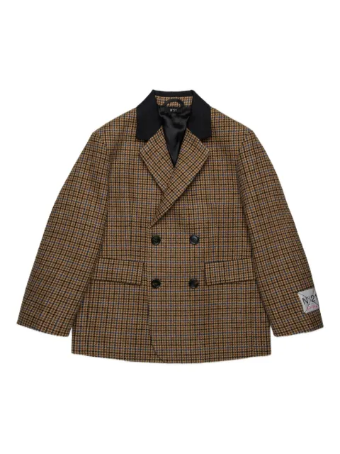Nº21 Kids houndstooth blazer