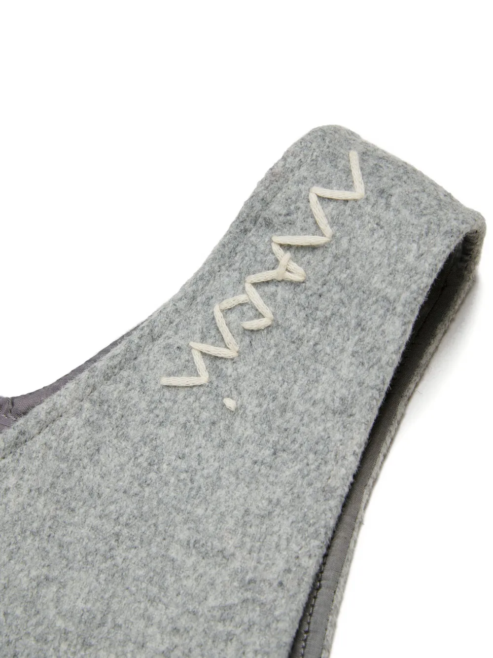 Marni Kids Jurk met geborduurd logo Grijs