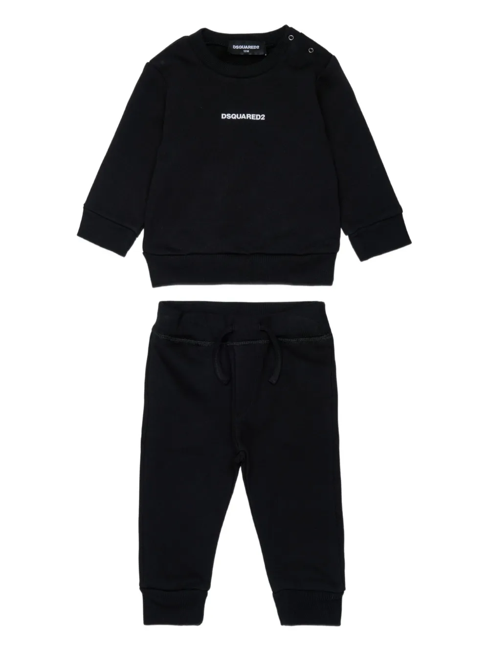 DSQUARED2 KIDS logo-detail tracksuit | Black | Image 1