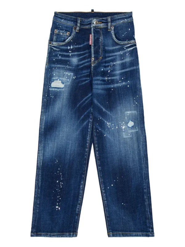 DSQUARED2 KIDS Moose Lost ジーンズ | ブルー | FARFETCH JP
