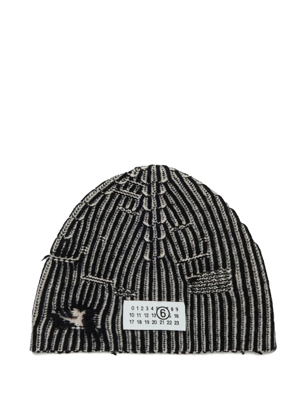 MM6 Maison Margiela Kids Muts met logopatch Zwart