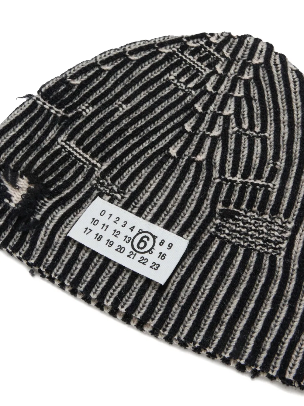 MM6 Maison Margiela Kids Muts met logopatch Zwart