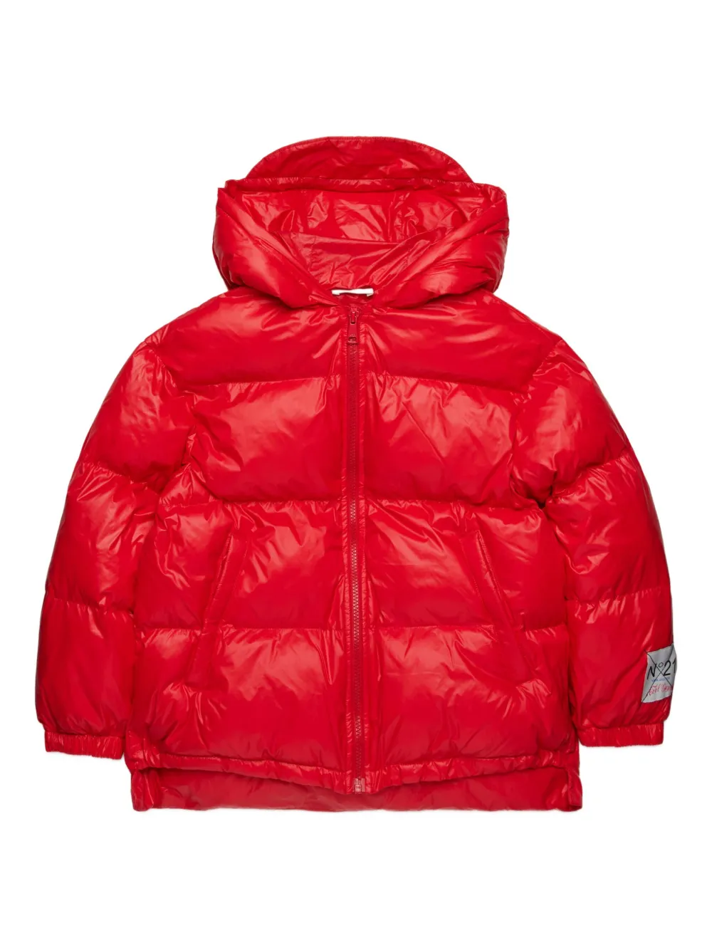 Nº21 Kids Jack met logo-reliëf Rood