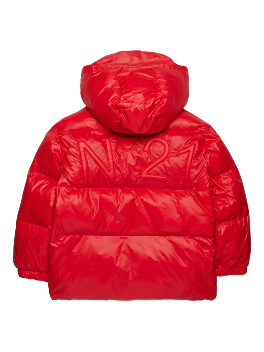 Nº21 Kids Jack met logo-reliëf Rood