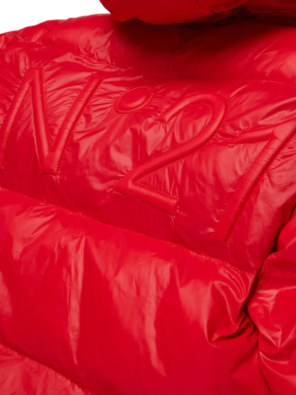 Nº21 Kids Jack met logo-reliëf Rood