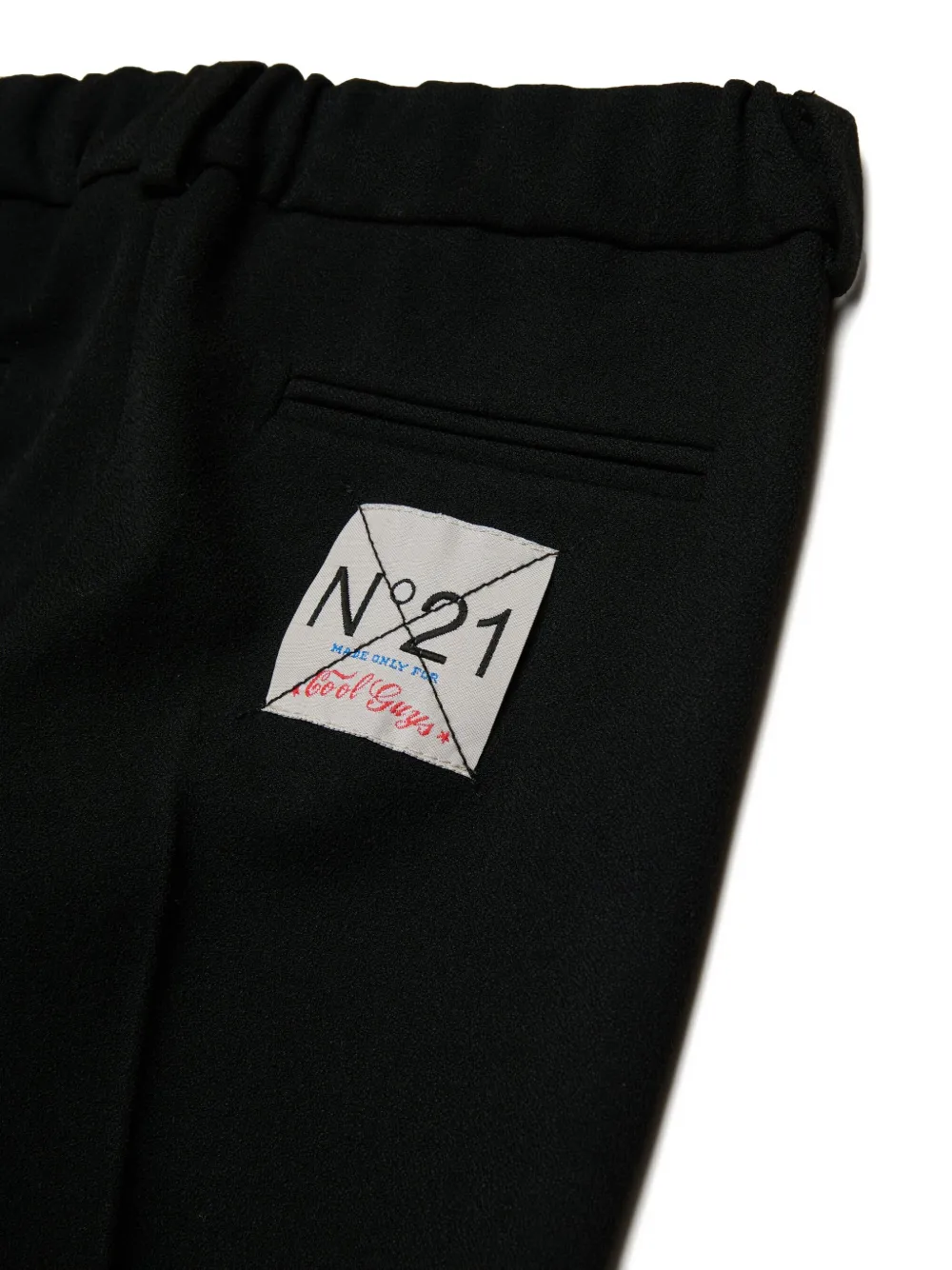 N°21 Pantaloni Classici In Crêpe Con Piega Frontale