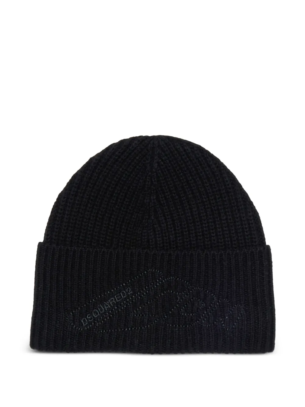 DSQUARED2 KIDS Muts met geborduurd logo Zwart