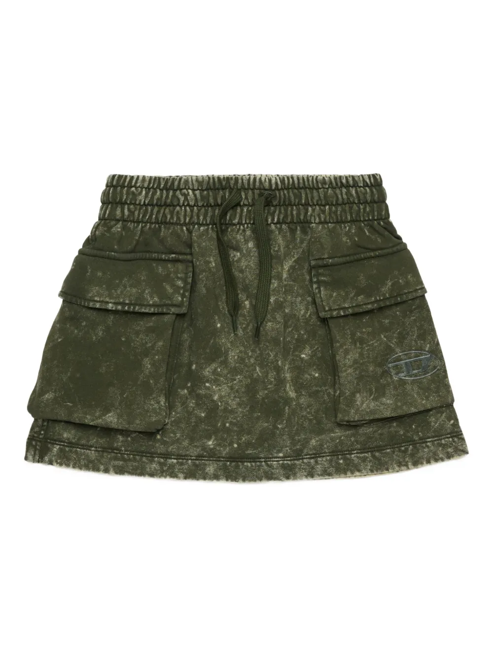 Diesel Kids falda corta de algodón | verde | Image 1