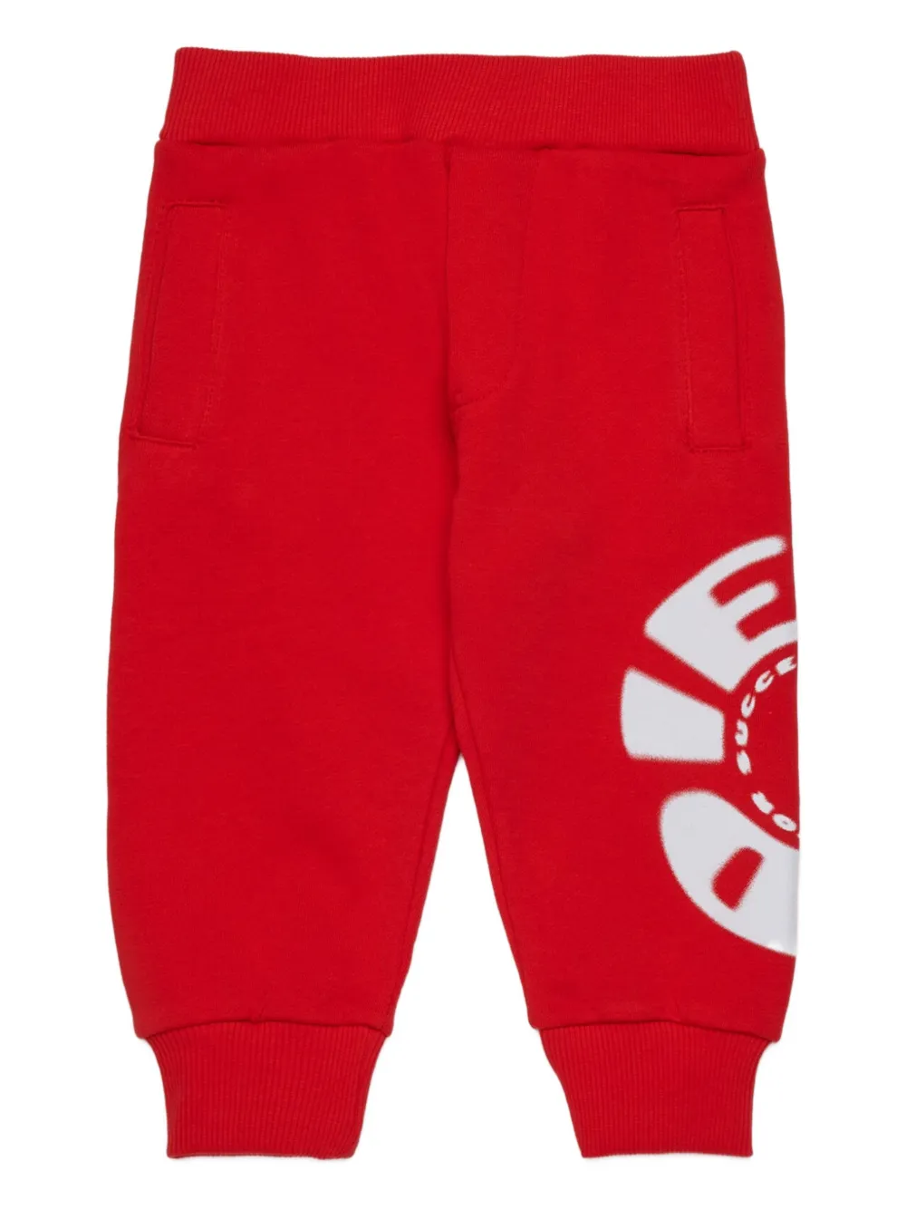 Diesel Kids Pravonb trainingsbroek Rood