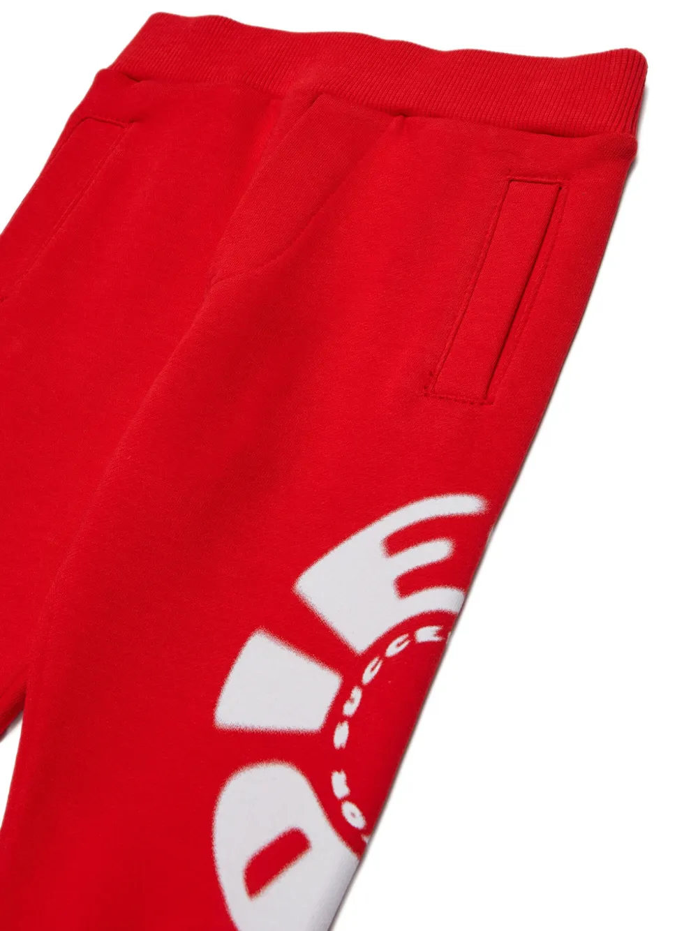 Diesel Kids Pravonb trainingsbroek Rood