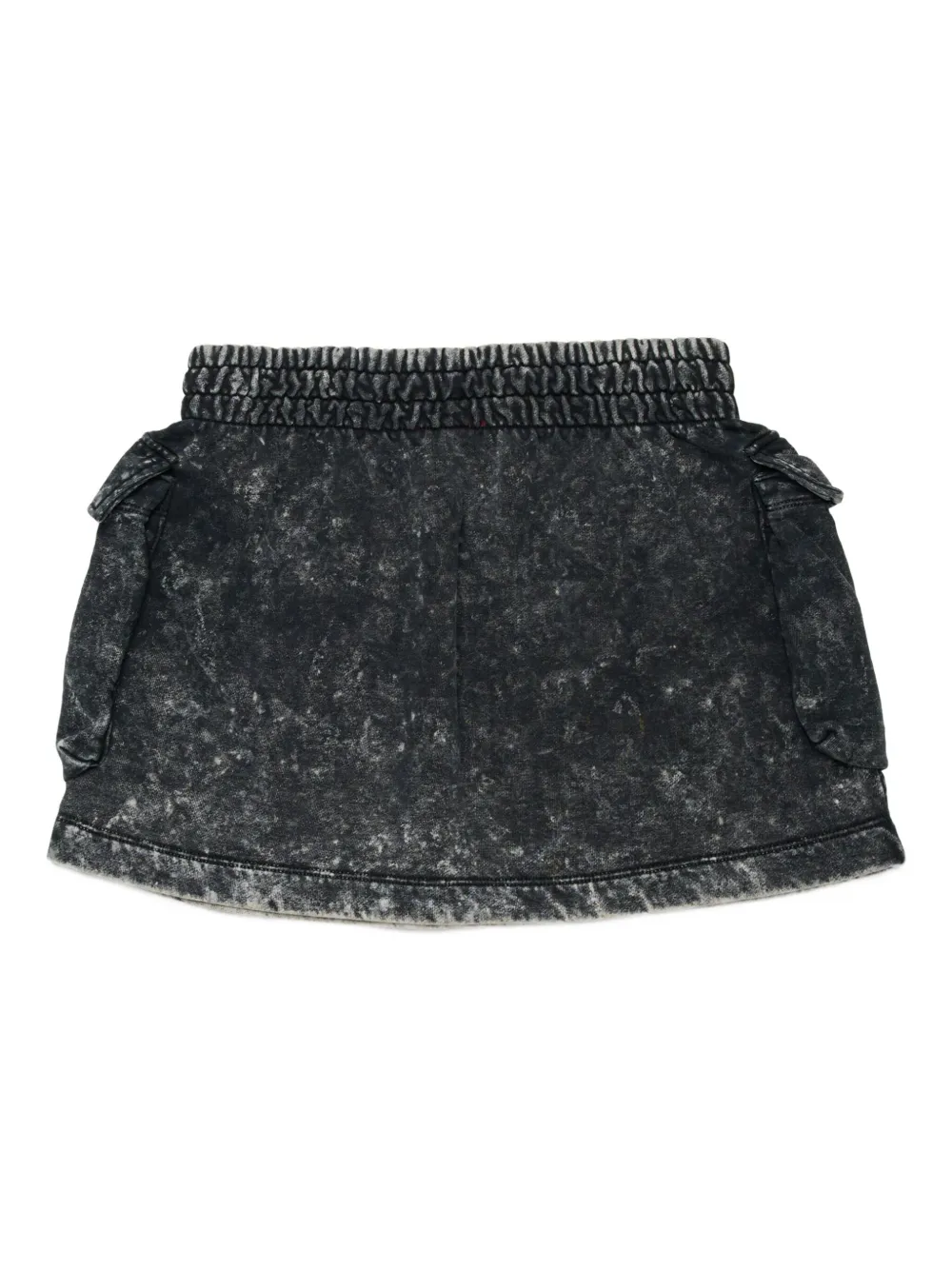 Diesel Kids cargo-pockets denim skirt K900 BLACK