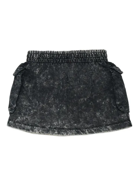 Diesel Kids cargo-pockets denim skirt