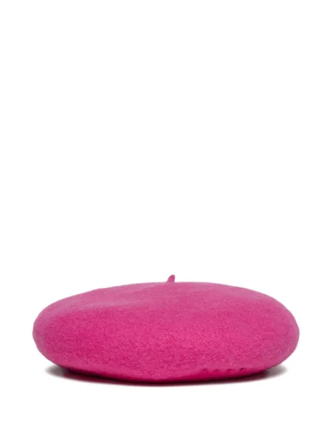 Marni Kids logo-embroidered beret