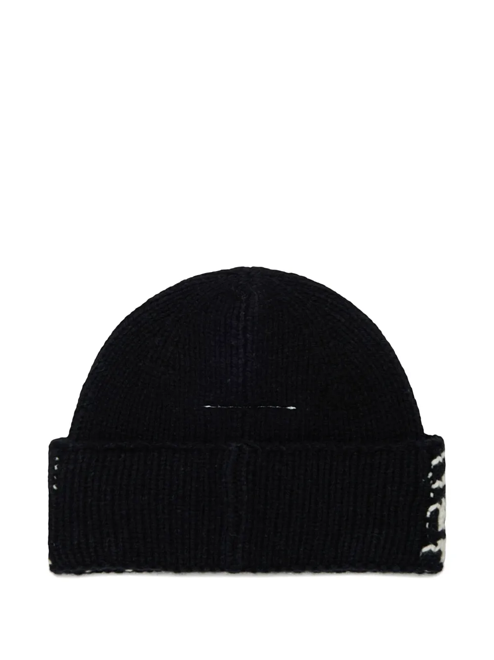 MM6 Maison Margiela Kids Muts met getallen intarsia Zwart