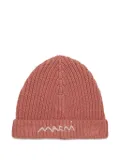 Marni Kids logo beanie hat - Pink