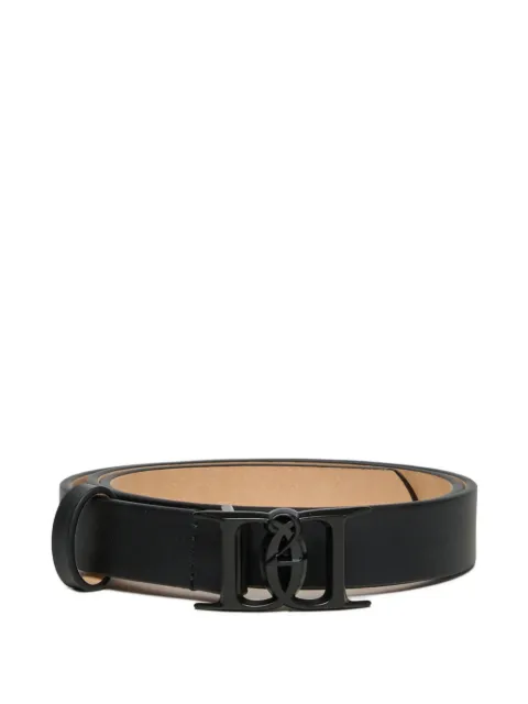 DSQUARED2 KIDS logo-plaque leather belt