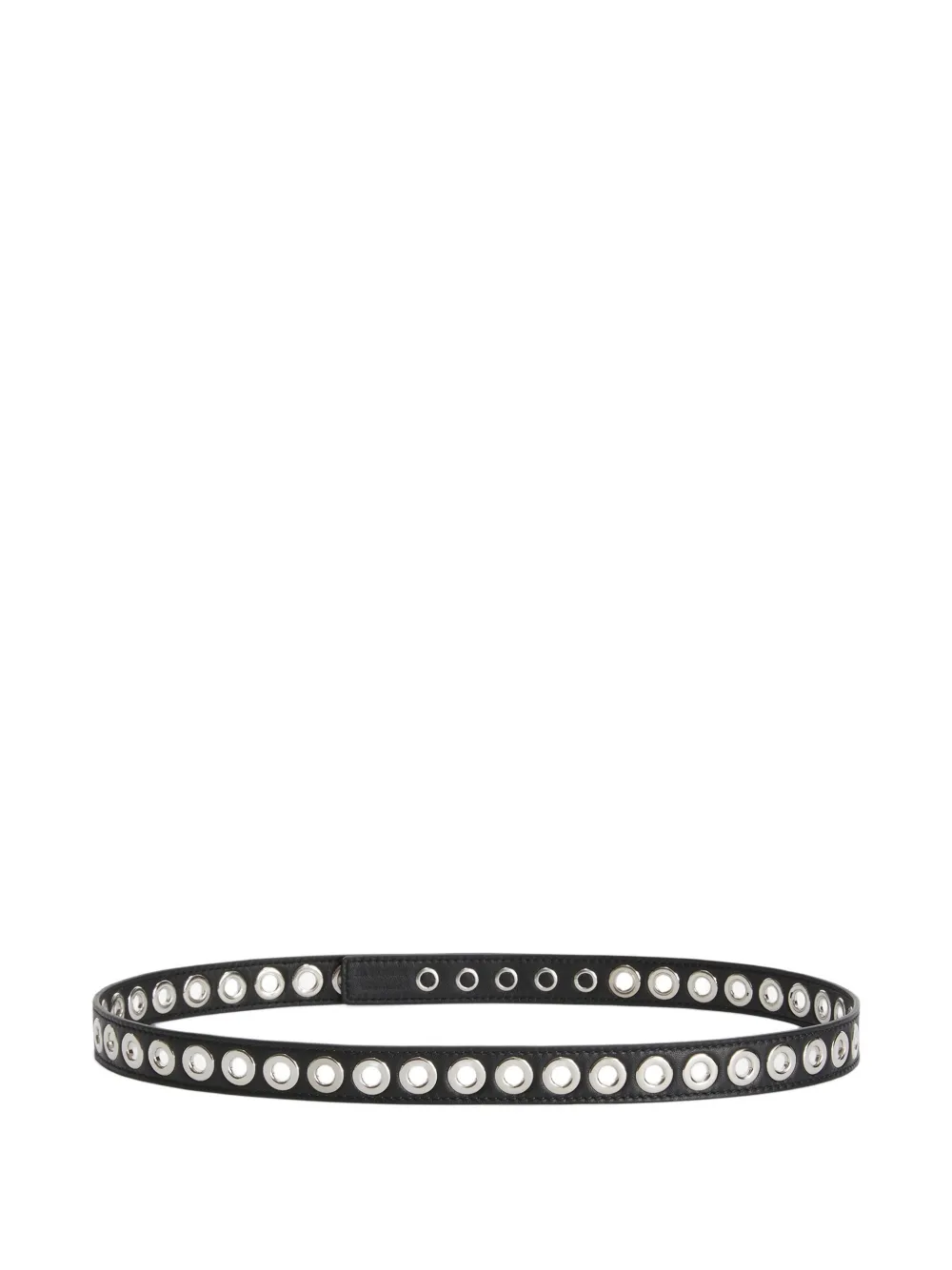 Jil Sander Leren riem Zwart