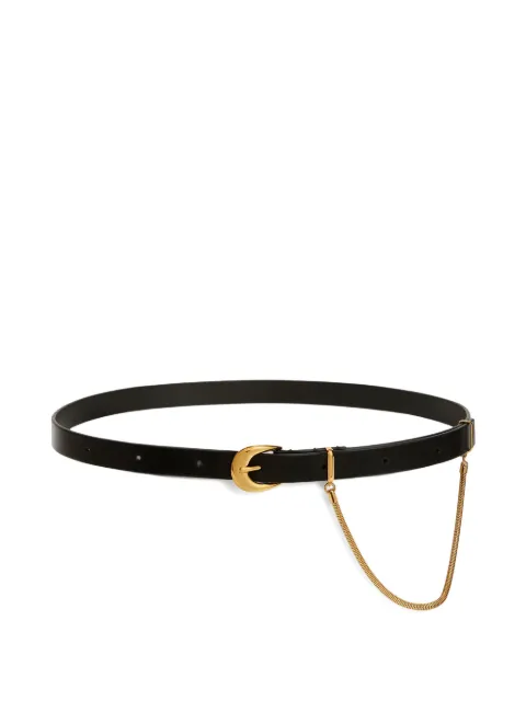 Jil Sander chain-detailing leather belt