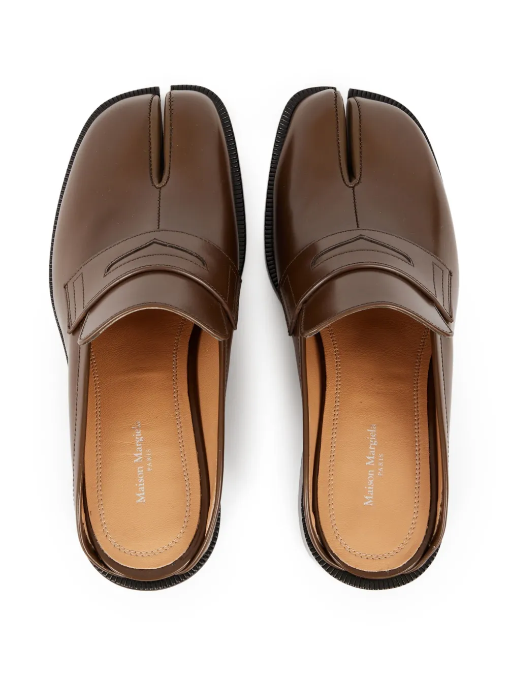 Maison Margiela 55mm Tabi City mules Brown