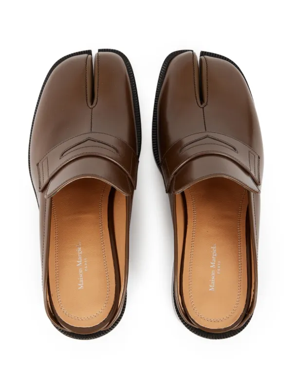 Maison Margiela 55mm Tabi City Mules | Brown | FARFETCH