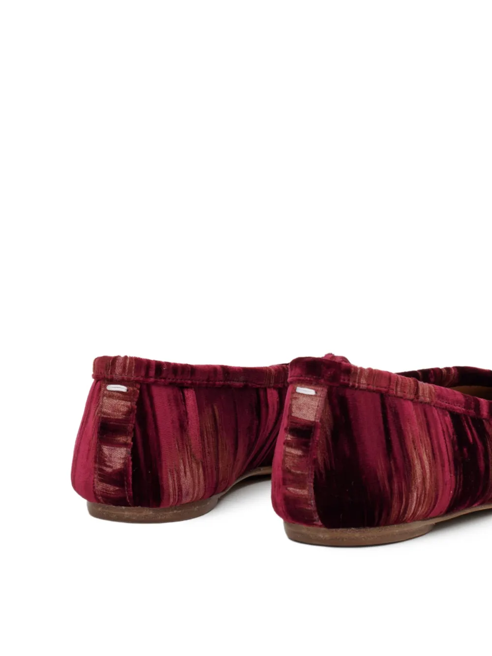 Maison Margiela Tabi ballerina's Rood