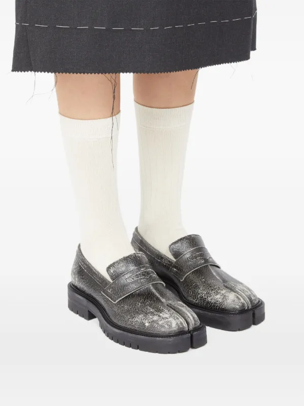 Maison Margiela Tabi County ローファー | ブラック | FARFETCH JP