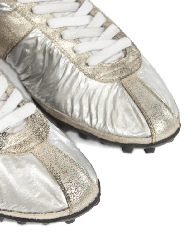 Maison Margiela メタリック スニーカー | シルバートーン | FARFETCH JP