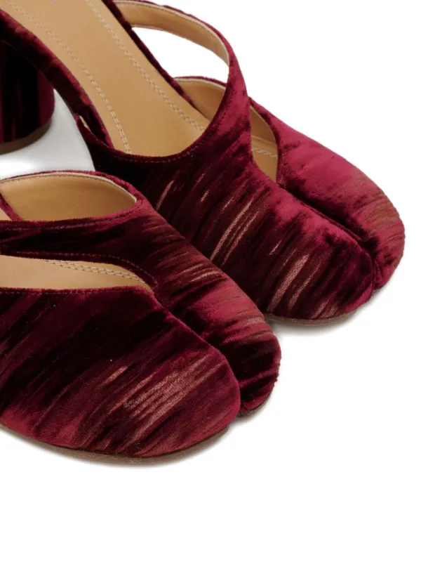 Maison Margiela 80mm Tabi Pumps | Red | FARFETCH