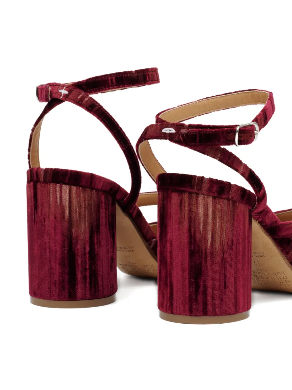 Maison Margiela 80mm Tabi sandals Red