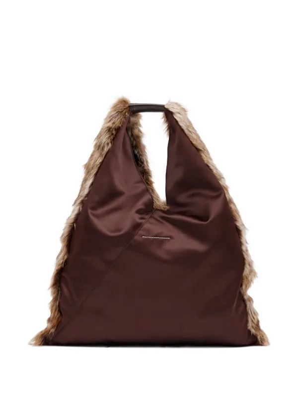 MM6 Maison Margiela Classic Japanese Handbag | Brown | FARFETCH SG
