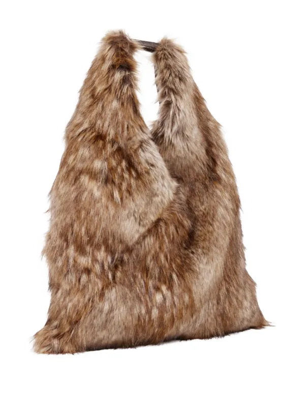 MM6 Maison Margiela Classic Japanese ハンドバッグ | ブラウン 