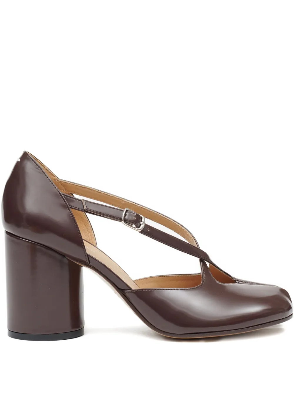 Maison Margiela 80mm Tabi pumps Brown